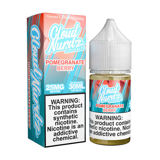 Pomegranate Berry Ice | Cloud Nurdz Salts | 30mL with packaging