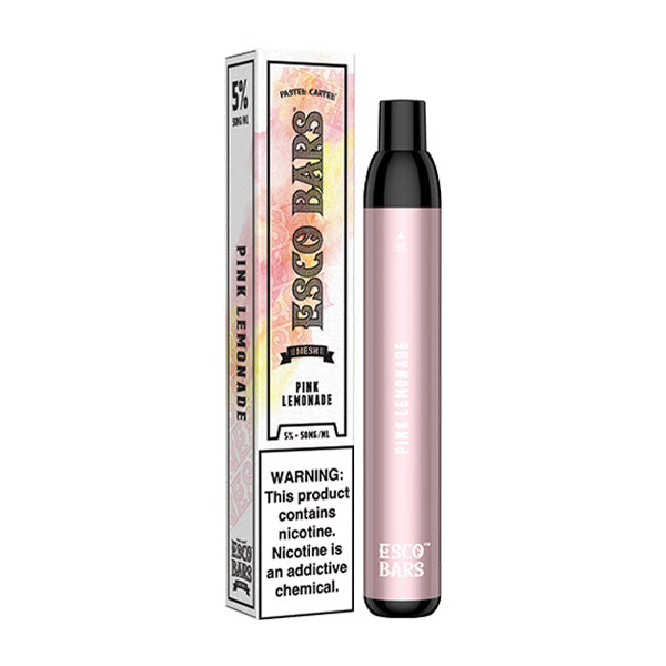 Esco Bars Mesh Disposable | 2500 Puffs | 6mL Pink Lemonade with Packaging