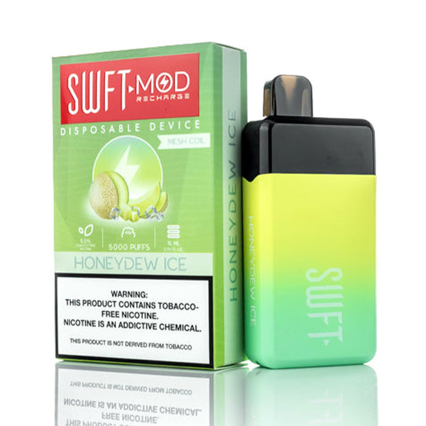 SWFT Mod Disposable | 5000 Puffs | 15mL Honeydew Ice with Packaging