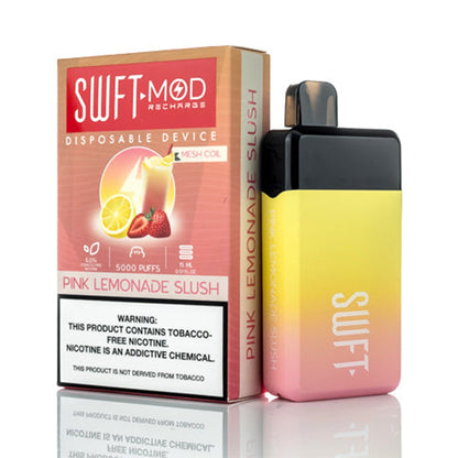 SWFT Mod Disposable | 5000 Puffs | 15mL Pink Lemonade Slush with Packaging
