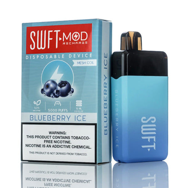 SWFT Mod Disposable | 5000 Puffs | 15mL Blueberry Ice with Packaging