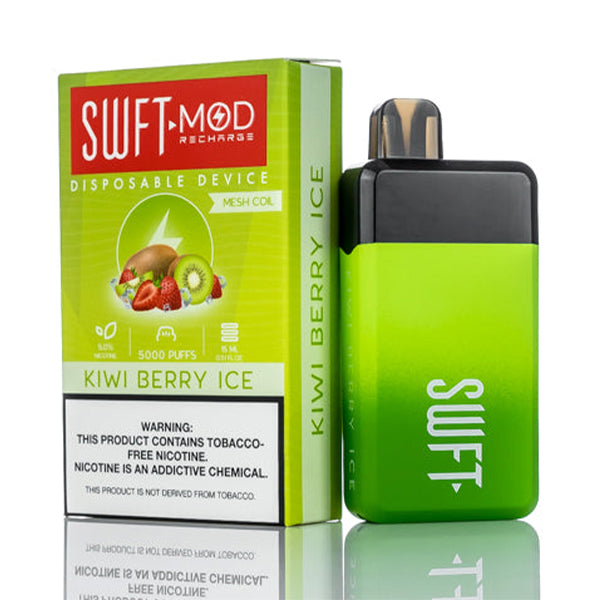 SWFT Mod Disposable | 5000 Puffs | 15mL Kiwi Berry Ice with Packaging