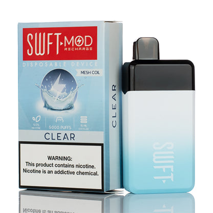SWFT Mod Disposable | 5000 Puffs | 15mL Clear with Packaging