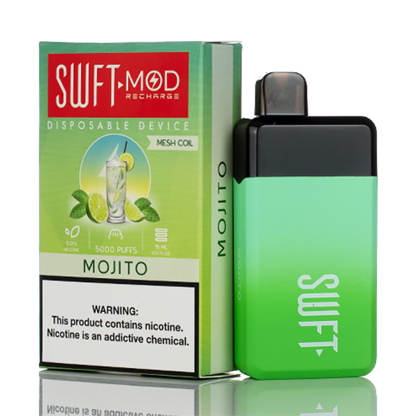 SWFT Mod Disposable | 5000 Puffs | 15mL Mojito with Packaging