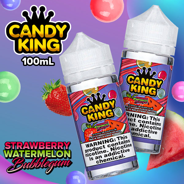 Strawberry Watermelon Bubblegum by Candy King Series 100mL