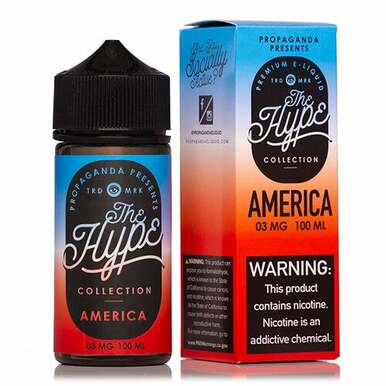 America by Propaganda The Hype Collection TFN Series E-Liquid with Packaging