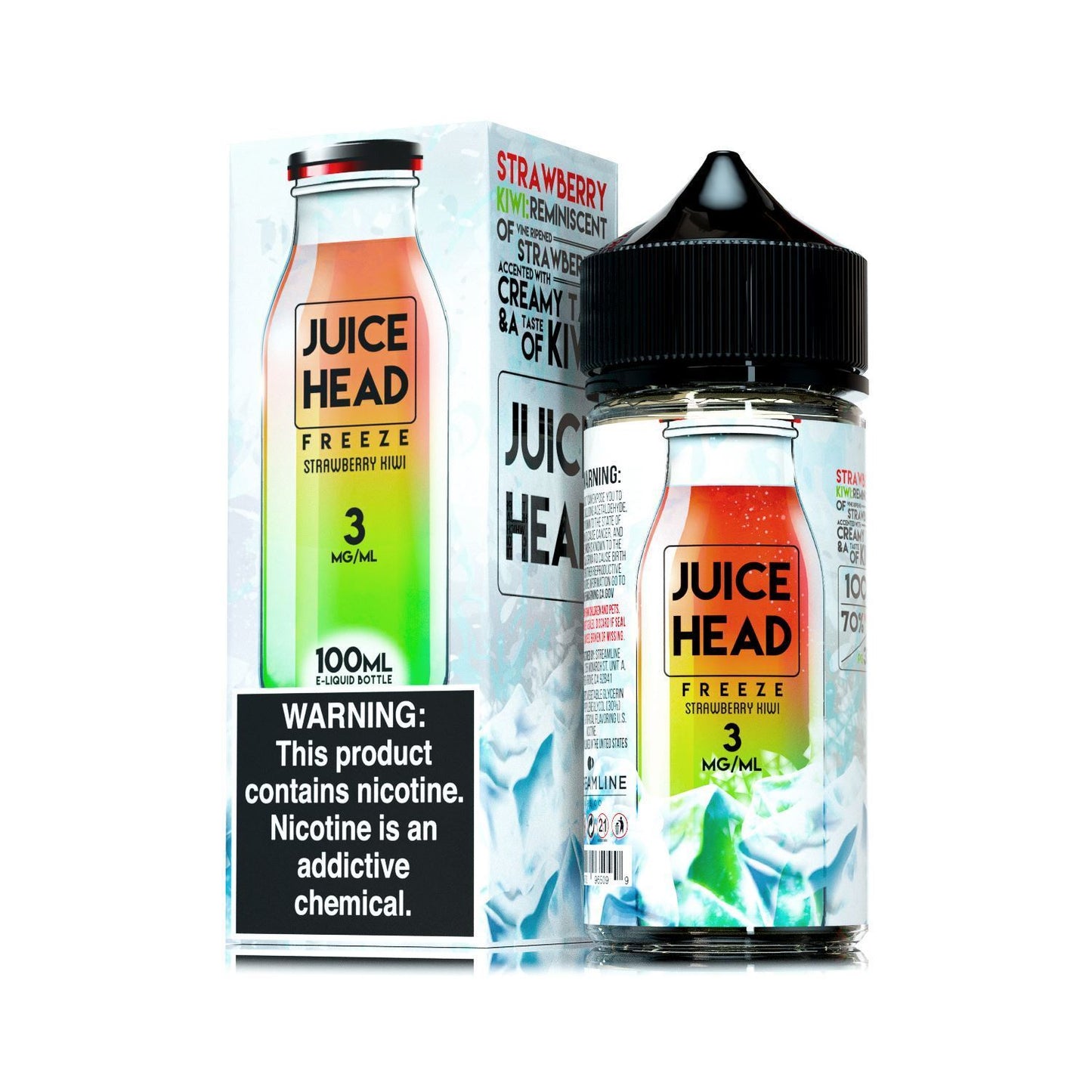 Strawberry Kiwi Freeze by Juice Head Series 100ml with Packaign
