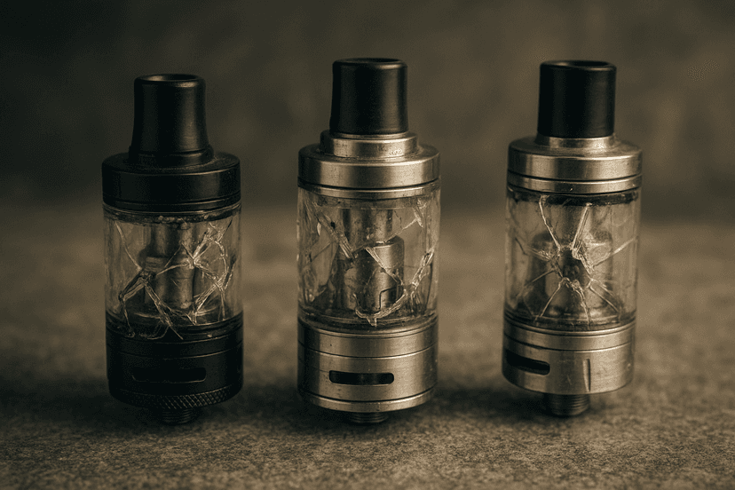 The Dangers of Using Damaged Vape Tanks or Cracked Glass