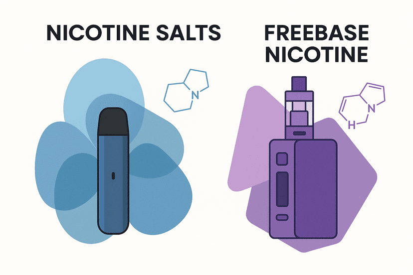 Nicotine Salts vs. Freebase Nicotine Explained: Pros, Cons & Best Uses