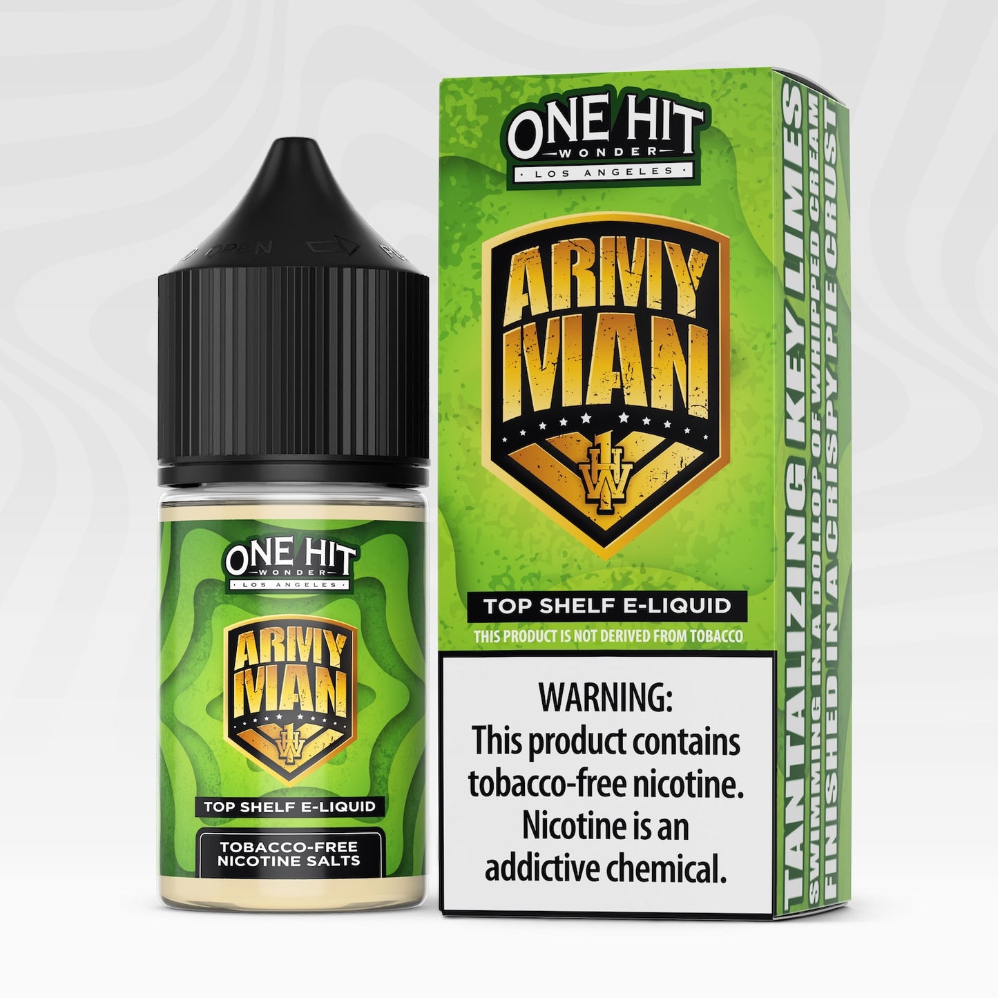 Army Man TF-Nic by One Hit Wonder TF-Nic Salt Series 30mL with Packaging