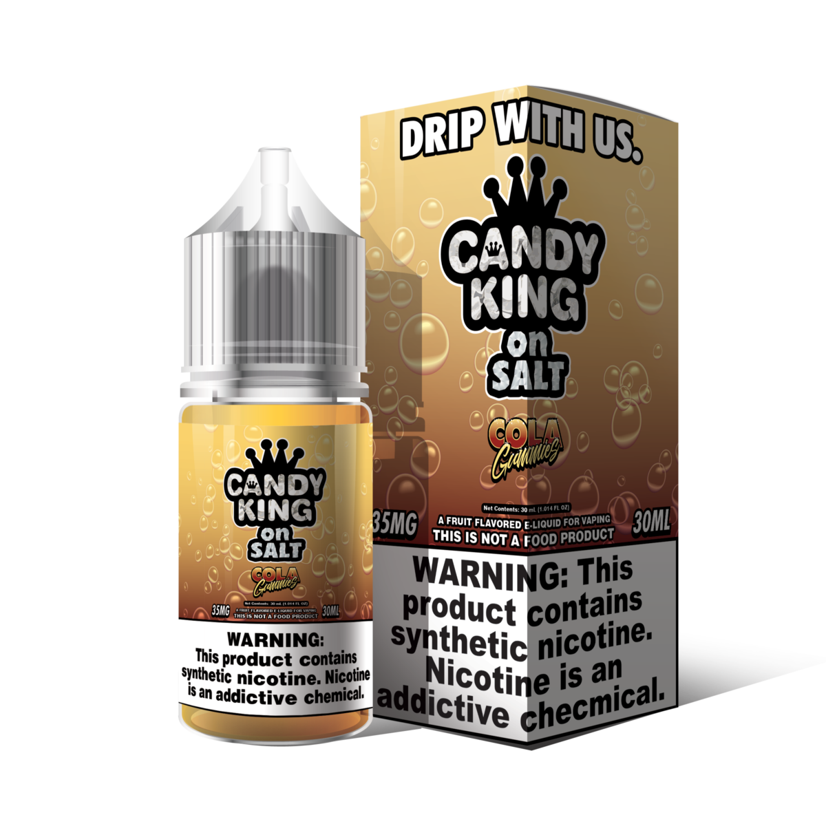 Cola Gummies by Candy King on Salt Series 30mL with Packaging
