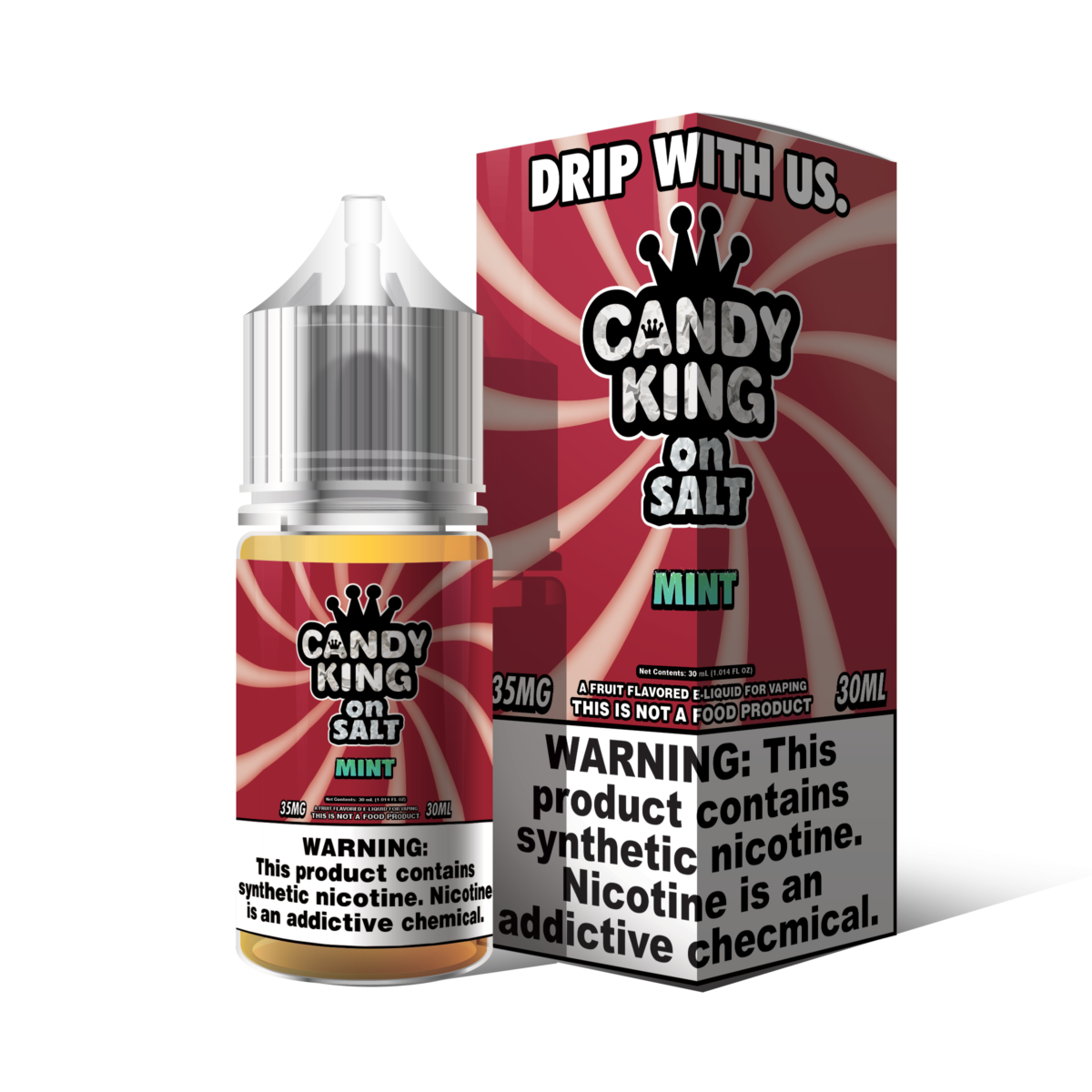 Mint by Candy King on Salt Series 30mL with Packaging