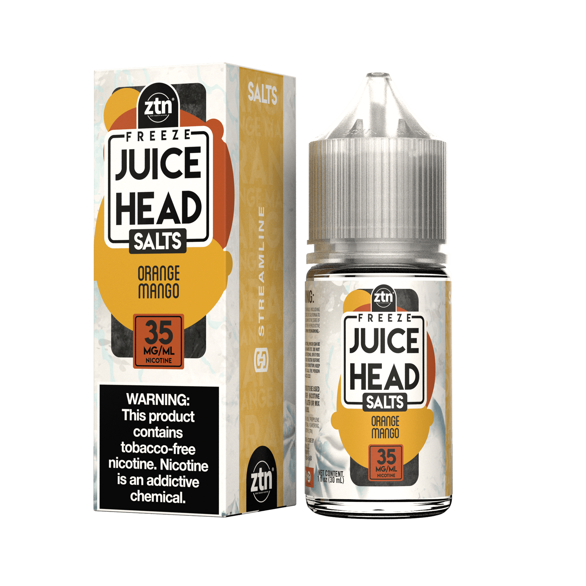 Orange Mango Freeze by Juice Head Salts Series 30mL with Packaging