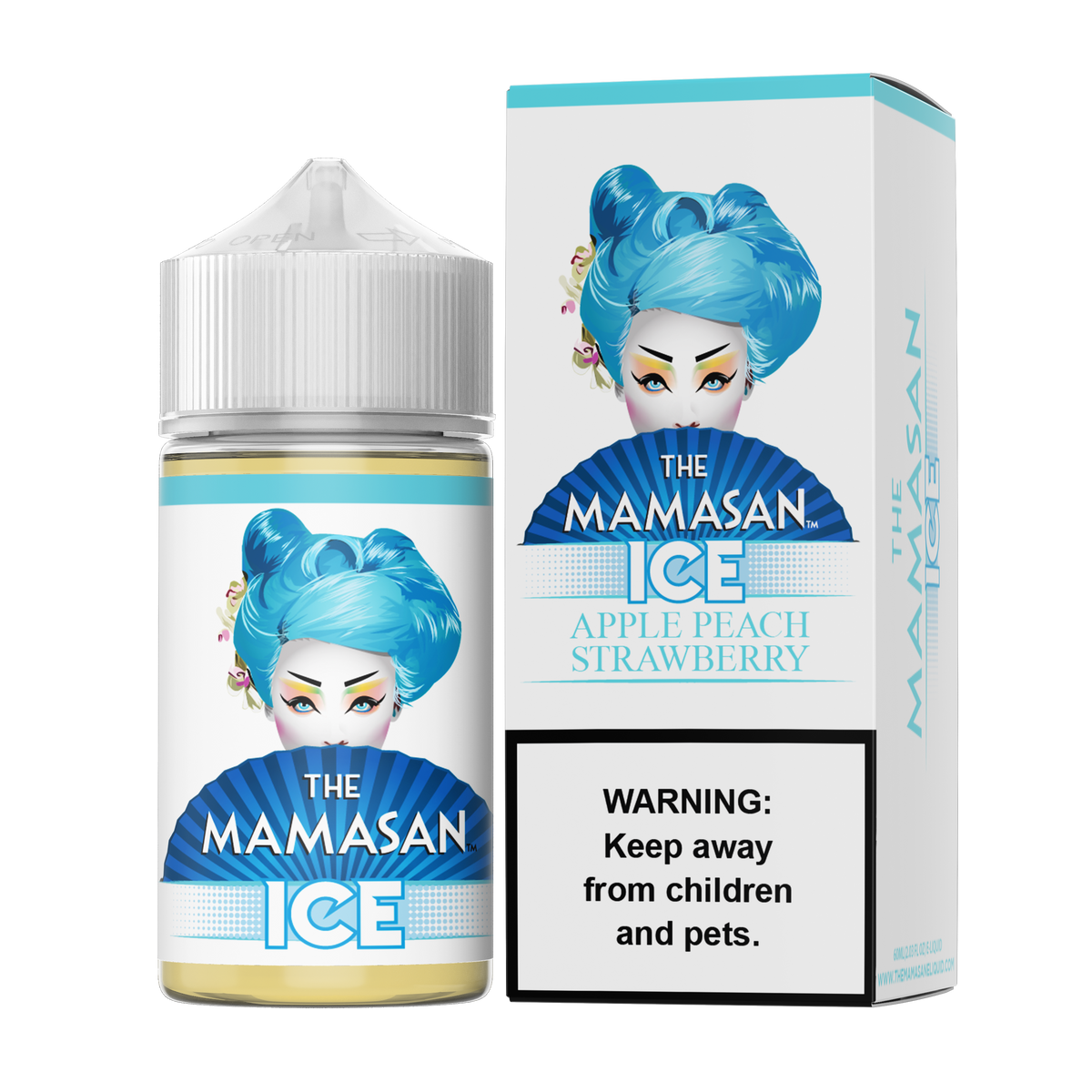 Apple Peach Strawberry Ice by The Mamasan Series 60mL with Packaging
