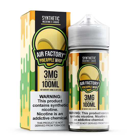Hawaiian Pineapple (Pineapple Whip) by Air Factory Tobacco-Free Nicotine Series 100mL with Packaging