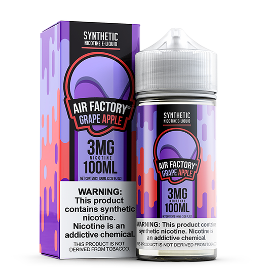 Grape Apple by Air Factory Tobacco-Free Nicotine Series 100mL with Packaging