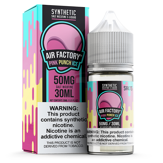 Pink Punch Ice by Air Factory Salt Tobacco-Free Nicotine Series 30mL with Packaging