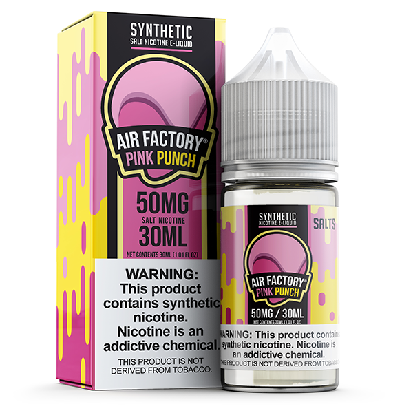 Pink Punch by Air Factory Salt Tobacco-Free Nicotine Series 30mL with Packaging