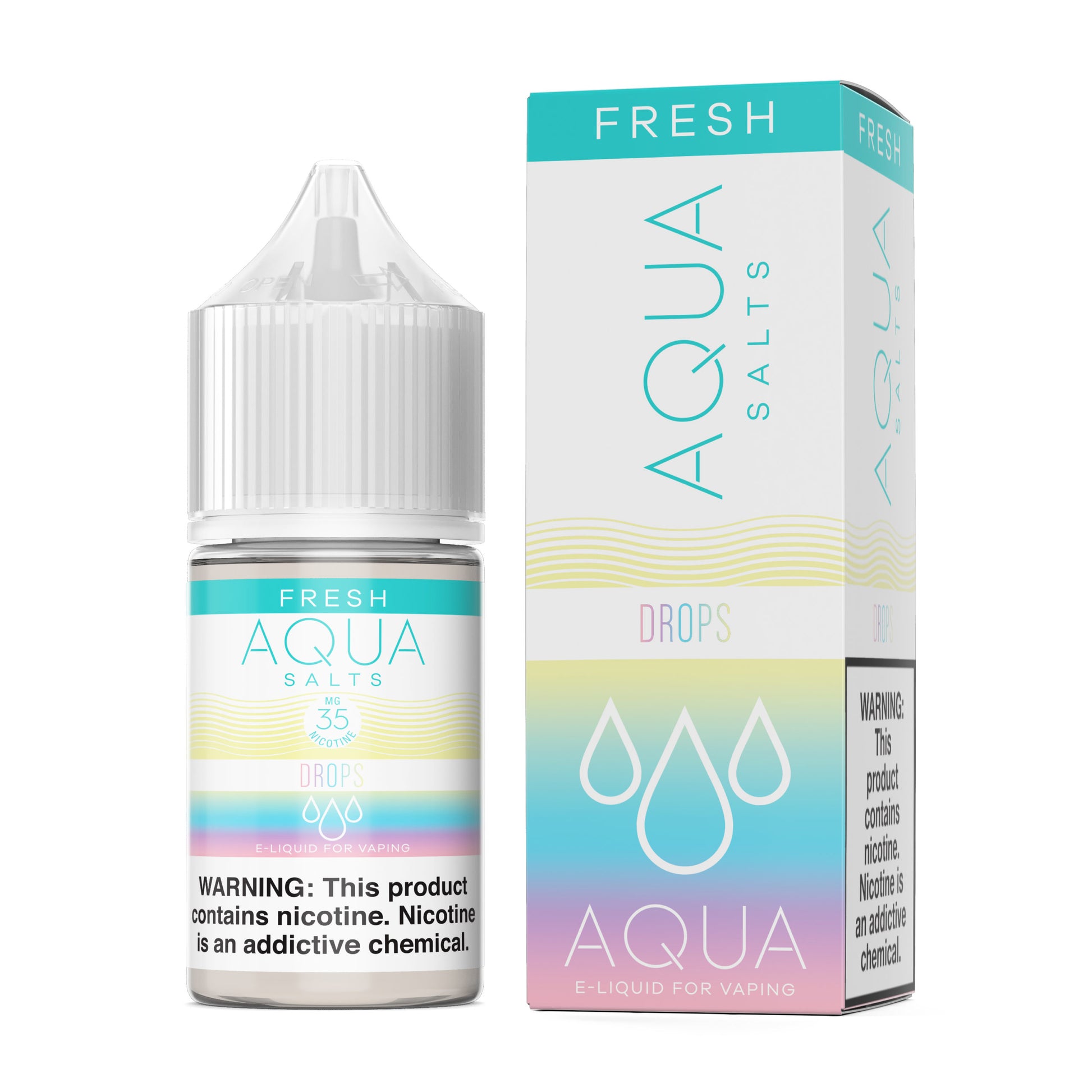 Drops by Aqua Salts Series 30mL with packaging