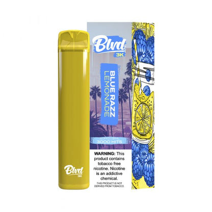 BLVD 3k Disposable | 3000 Puffs | 8mL Blue Razz Lemonade with Packaging