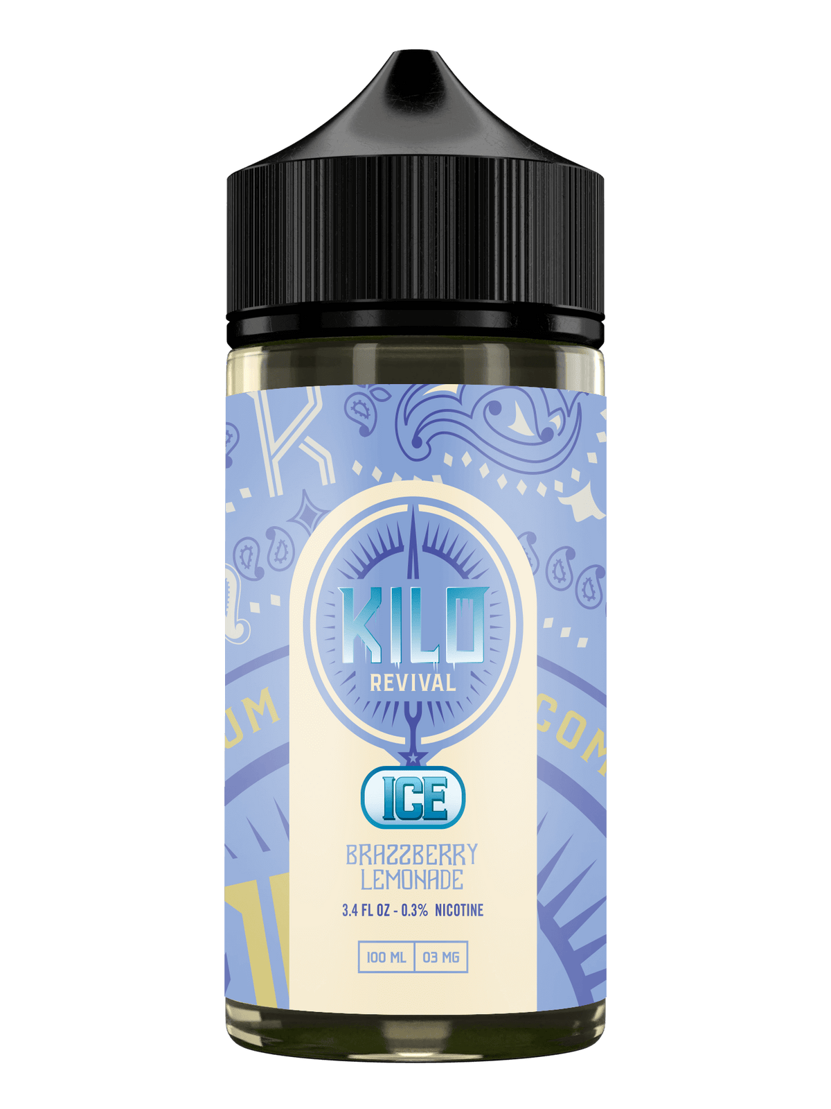 Brazzberry Lemonade Ice by Kilo Revival Tobacco-Free Nicotine Series 100mL with Packaging