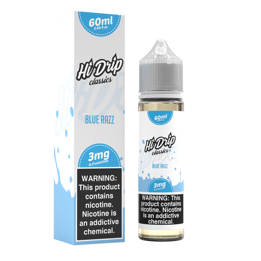 Blue Razz by Hi-Drip Classics Series 60mL with Packaging