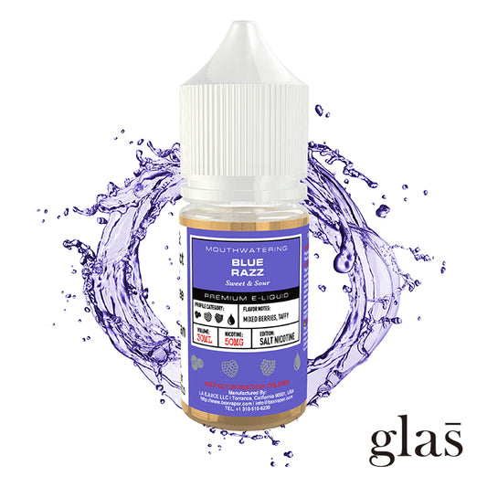 Blue Razz by GLAS BSX Salt Tobacco-Free Nicotine Series 30mL Bottle