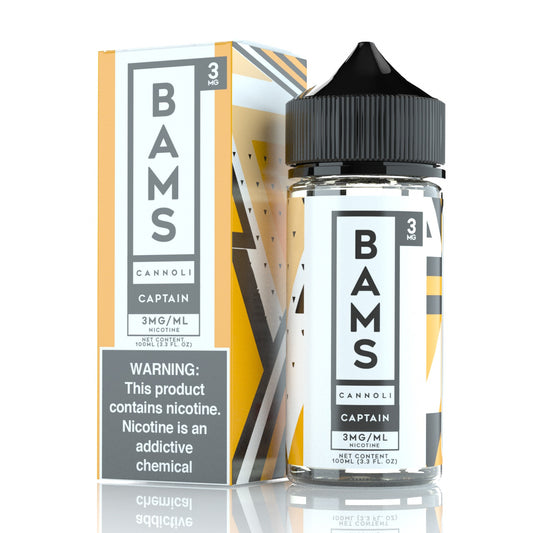 Captain Cannoli by Bam Bam’s Cannoli Series 100mL with Packaging