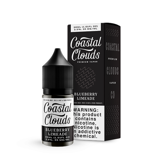 Blueberry Limeade by Coastal Clouds Salt 30mL with Packaging