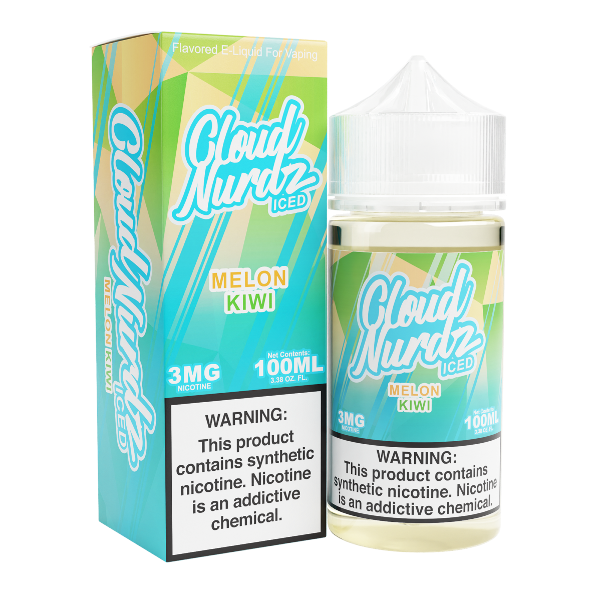 Kiwi Melon ICED by Cloud Nurdz Series 100mL with Packaging
