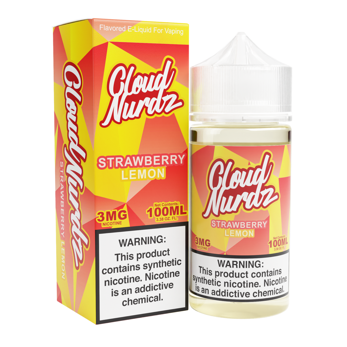 Strawberry Lemon by Cloud Nurdz TFN E-Liquid | 100mL with Packaging