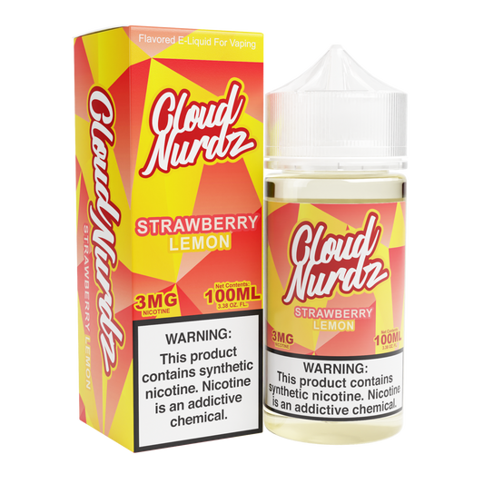 Strawberry Lemon by Cloud Nurdz Series 100mL with Packaging