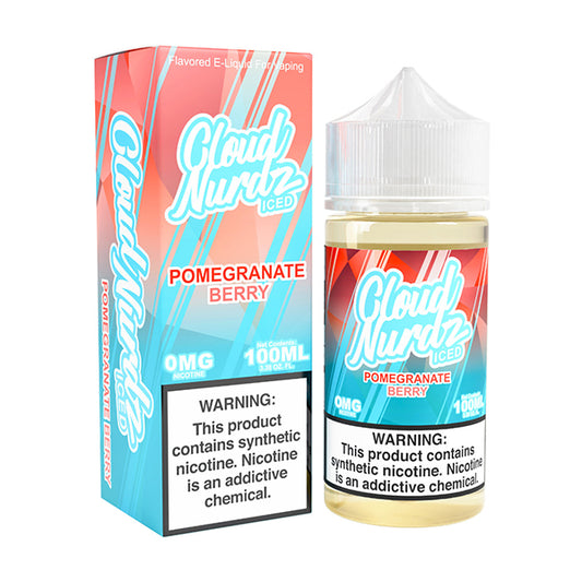 Pomegranate Berry Ice | Cloud Nurdz | 100mL with packaging