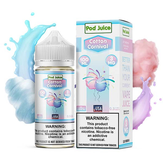 Cotton Carnival by Pod Juice Series 100mL with Packaging