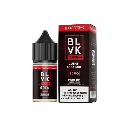 Bold Tobacco (Cuban Tobacco) by BLVK TF-Nic Salt Series 30mL with Packaging
