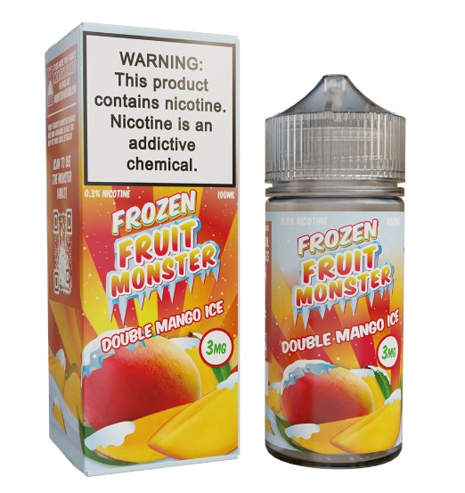 Double Mango Ice by Jam Monster 100mL 3mg with Packaging