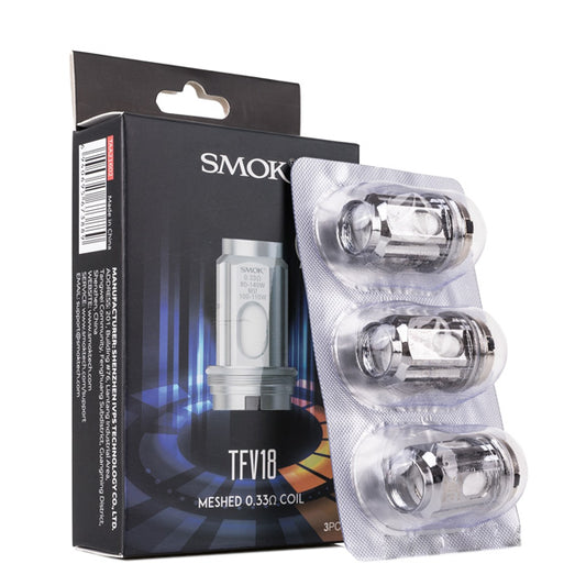 SMOK TFV18 Coils | 3-Pack 0.33ohm with packaging