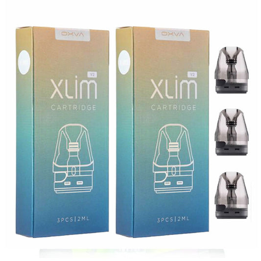 OXVA Xlim V2 Replacement Pods – 2mL 3-Pack group photo