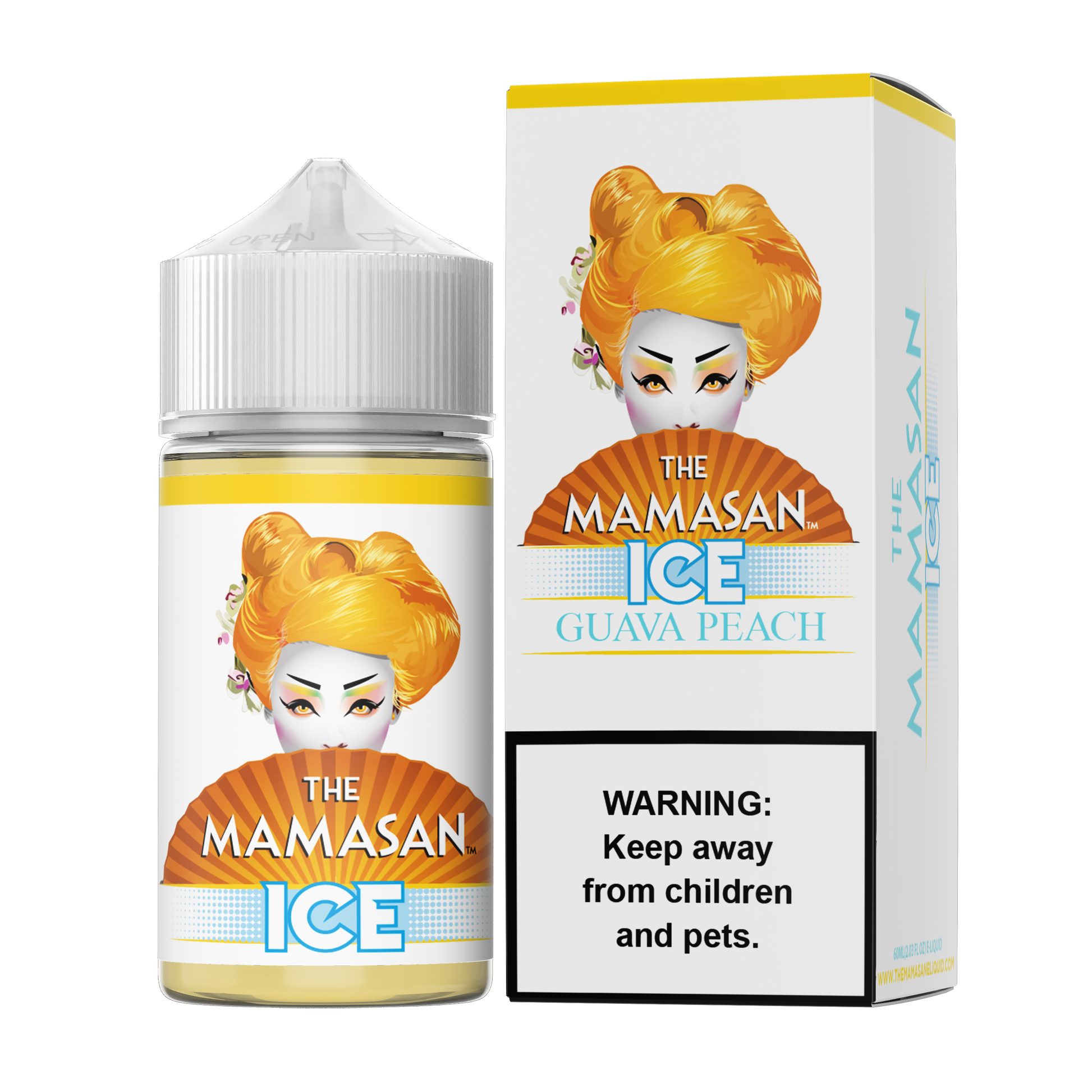 Guava Peach Ice by The Mamasan Series 60mL with Packaging