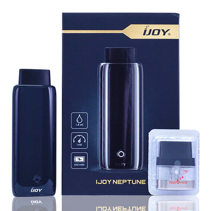 iJoy Neptune Pod System Kit Black with Packaging