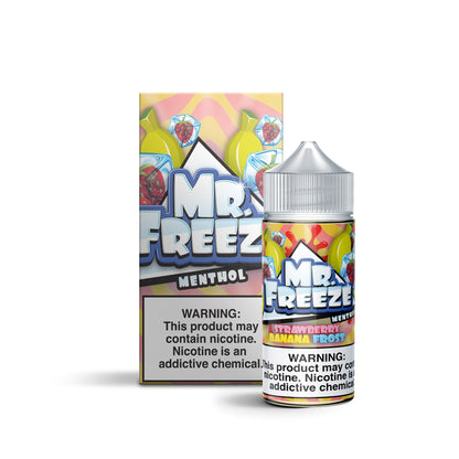 Strawberry Banana Frost by Mr. Freeze Tobacco-Free Nicotine Series 100mL with Packaging