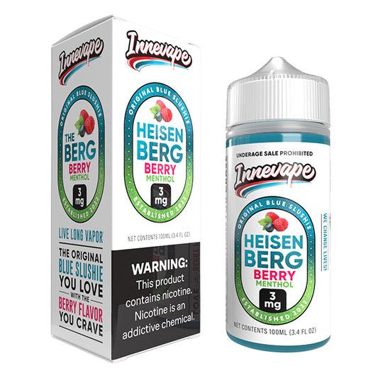 Heisneberg Berry Menthol by Innevape TFN Series E-Liquid 100mL (Freebase) with packaging