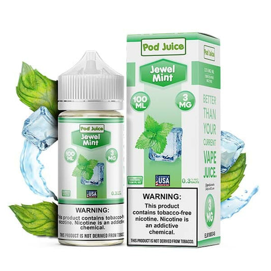 Jewel Mint by Pod Juice Series 100mL with Packaging