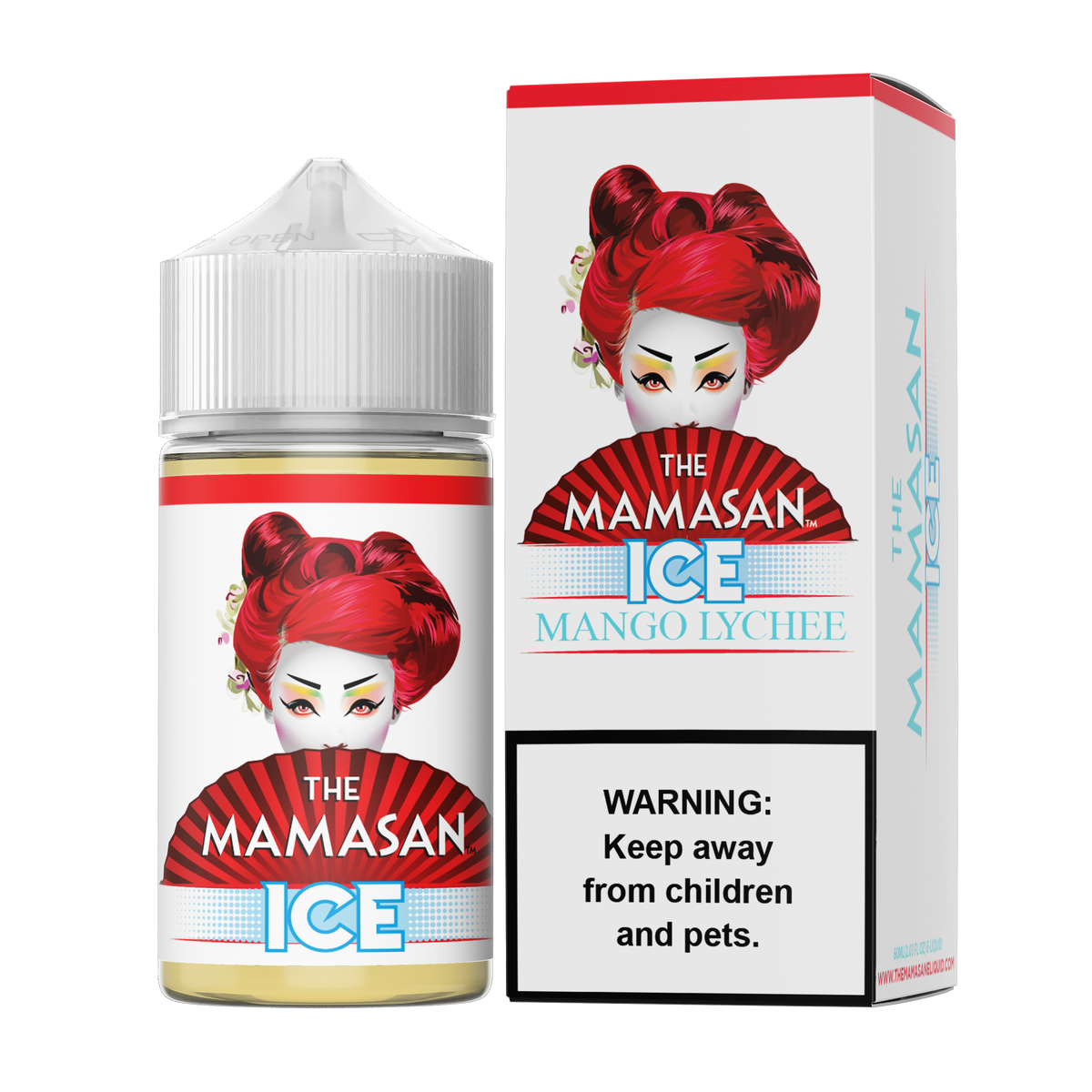 Mango Lychee Ice by The Mamasan Series 60mL with Packaging