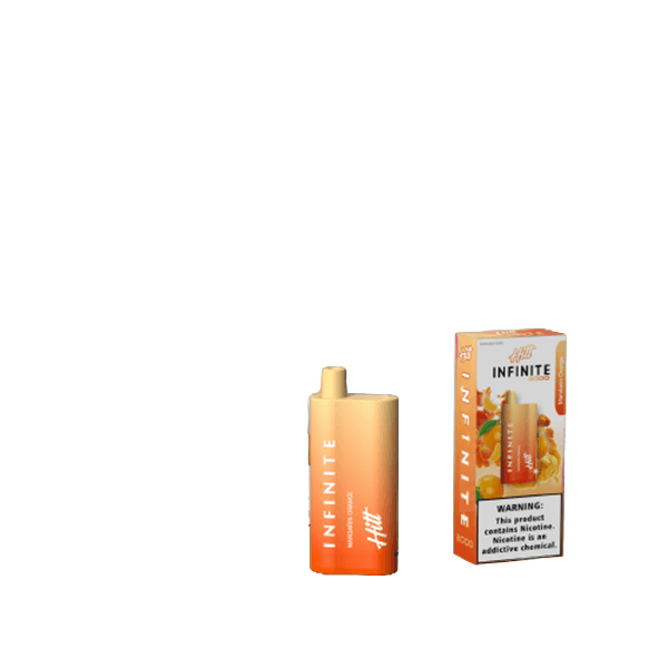 Hitt Infinity Disposable 8000 Puffs 20mL Mandarin Orange with Packaging