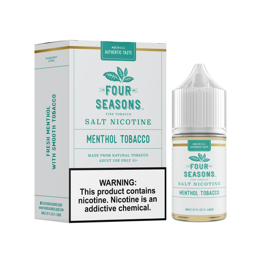 Menthol Tobacco by Four Seasons Salts Series 30mL with Packaging