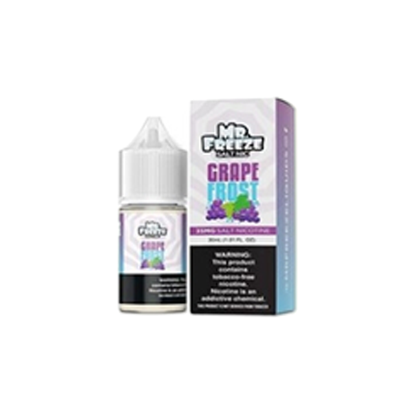 Grape Frost by Mr. Freeze Tobacco-Free Nicotine Salt Series 30mL with Packaging