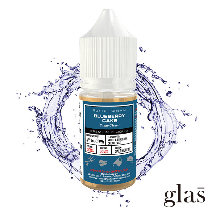 Blueberry Cake By GLAS BSX Salt Tobacco-Free Nicotine Series 30mL Bottle