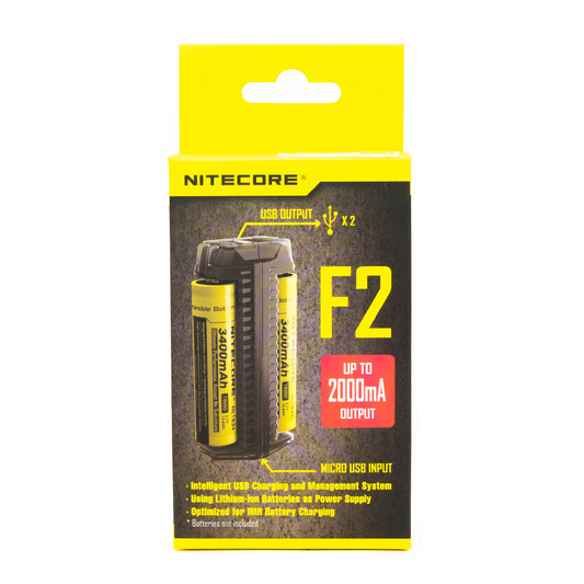 Nitecore F2 Flex Slot Power Bank Outdoor Charger packaging only