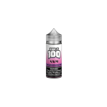 4/2/91 (Shake) by Keep It 100 Tobacco-Free Nicotine Series 100mL Bottle